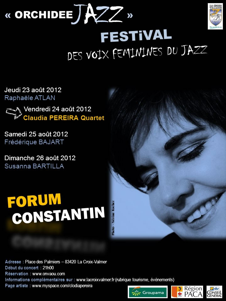 affiche festival Orchidée Jazz